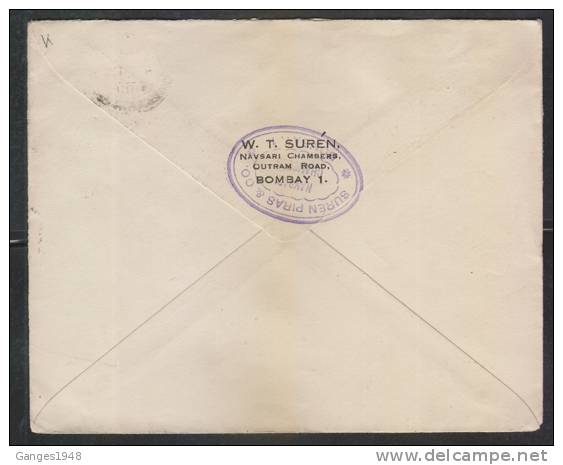 INDIA  1935  KG V AIR MAIL COver To Germany #  42912   Indien Inde - 1911-35 King George V