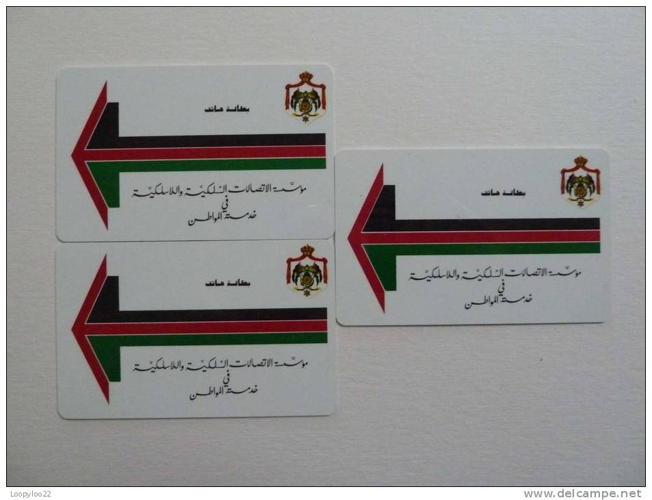 JORDAN - Mint - Magnetic Set Of 3 - 100, 500 & 1000 Units - Jordan