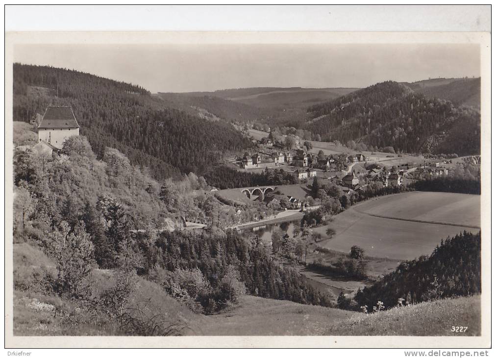 Ziegenrück, Bahnhofsvorstadt Und Schloss, Um 1935 - Ziegenrück