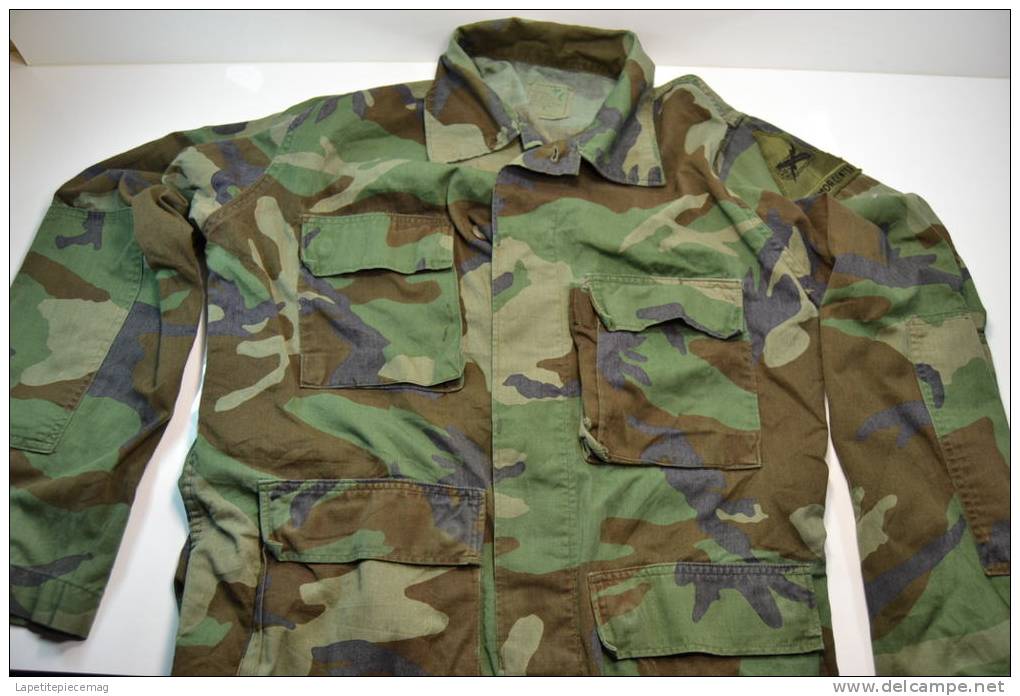 Veste XL Américaine BDU Camouflage Woodland - Uniformes