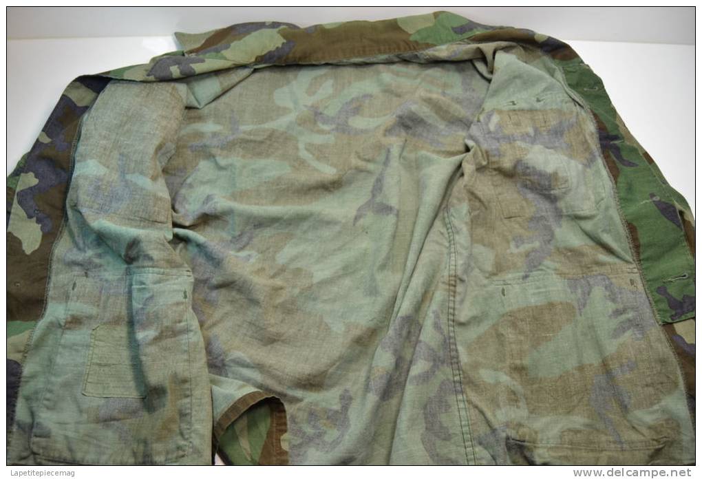 Veste XL Américaine BDU Camouflage Woodland - Uniformes