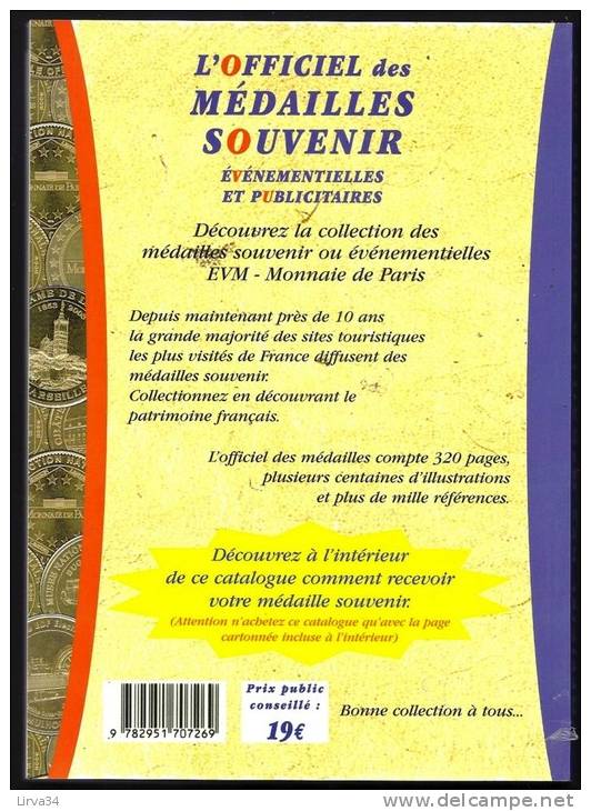 L'OFFICIEL DES MÉDAILLES SOUVENIR- MONNAIE DE PARIS- ANNÉE 2010- OUVRAGE NEUF-  312 PAGES- COTATION PAR DÉPARTEMENTS- - Books & Software