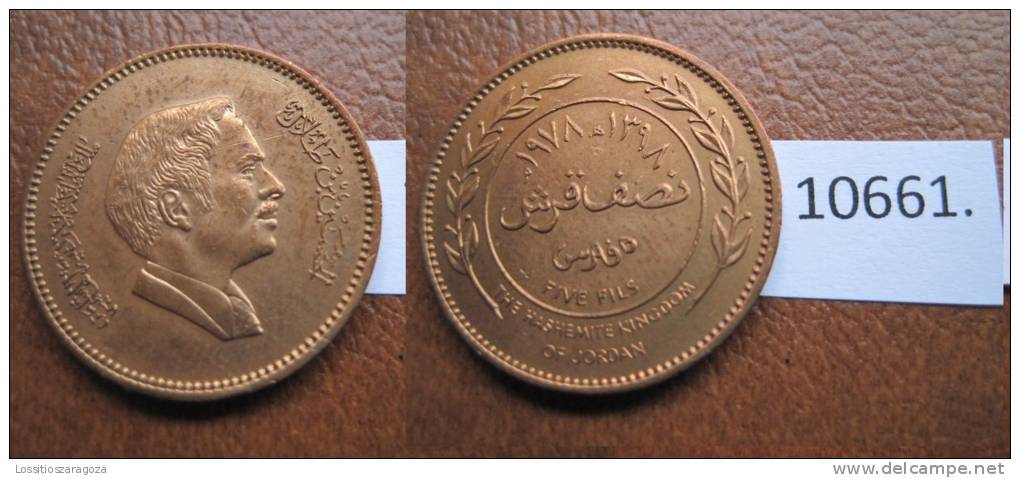 Jordania 5 Fils 1398 / 1978 - Autres – Asie