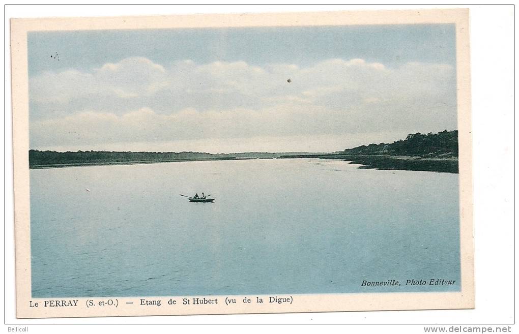 LE PERRAY  (S. Et O.)  Etang De St Hubert (vu De La Digue) - Le Perray En Yvelines