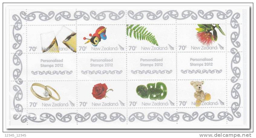 Nieuw Zeeland 2012 Postfris MNH Personalised Stamps - Nuevos