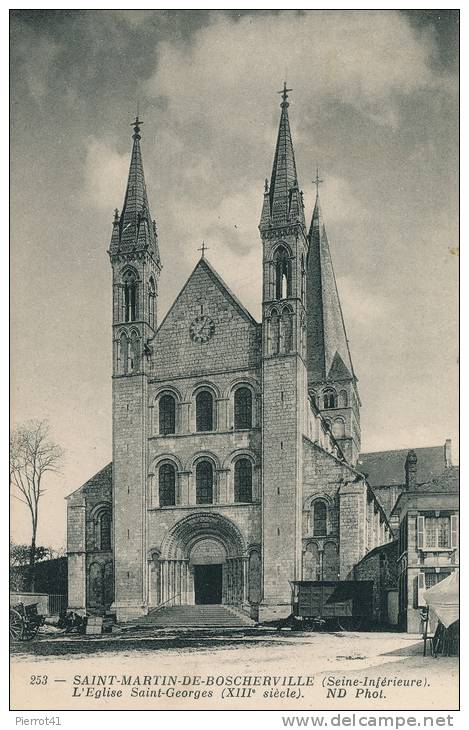 SAINT MARTIN DE BOSCHERVILLE - L'Église Saint Georges - Saint-Martin-de-Boscherville