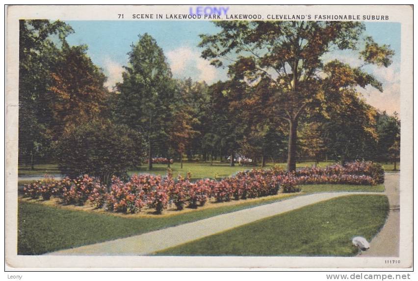CPSM 9X14 De CLEVELAND -  SCENE IN LAKEWOOD PARK - - Cleveland