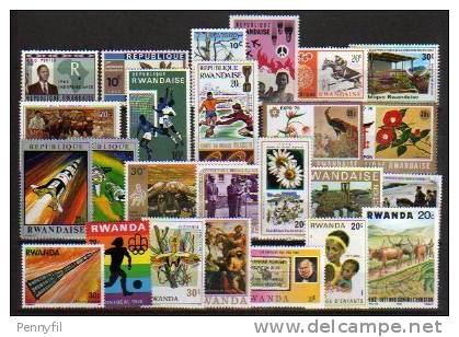 RWANDA - NUOVI ** TRA CUI YT N.1 1962 - Collections