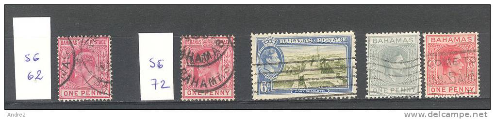 Bahamas - Petit Lot - Small Set - 1859-1963 Crown Colony