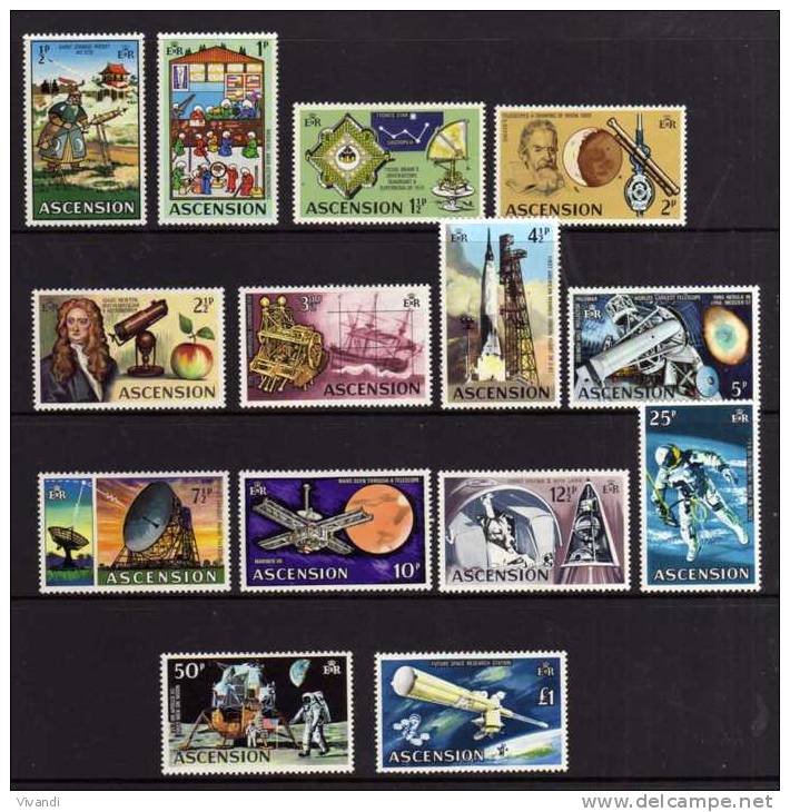 Ascension Island - 1971 - Evolution Of Space Travel - MH - Ascension