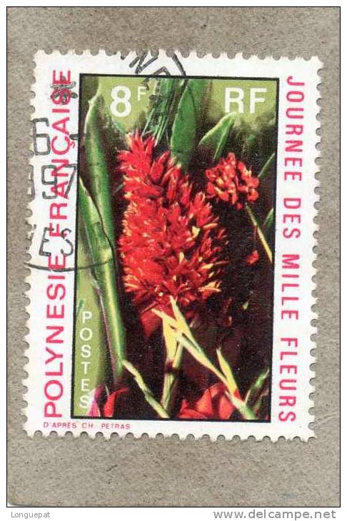 POLYNESIE Française : Fleurs : Journée Des Mille Fleurs (fleur Rouge) - - Oblitérés