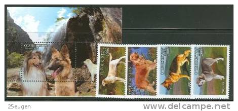 UZBEKISTAN  2006 DOGS SET MNH  /ZX/ - Uzbekistan