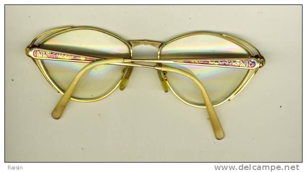 Très Belles Lunettes De Vue  Femme" Nina Ricci "avec Son étui Noir Très Bon état - Lunettes