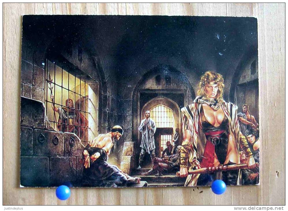 LUIS ROYO COLLECTOR CARDS  13 SILVERGLASS II PIN UP GUERRIERE  SERIE FROM FANTASY TO REALITY - Andere & Zonder Classificatie