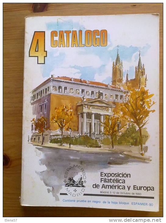 LIBRO ESPAMER 1980 CATALOGO MADRID  OCTUBRE 1980.HISTORIA POSTAL.UNICO PARA  VENTA,200 PAGINAS,MULTITUD DE IMAGENES.PRES - Filatelistische Tentoonstellingen