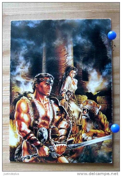 LUIS ROYO COLLECTOR CARDS  56  CONAN VI GUERRIER COUPLE SERIE FROM FANTASY TO REALITY - Other & Unclassified