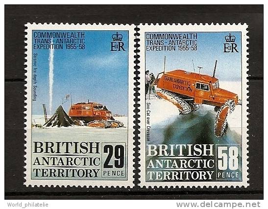 Antarctique Britanique BAT 1988 N° 170 / 1 ** Commonwealth, Sondage Sysmique, Neige, Banquise, Crevasse, Chenillette - Andere & Zonder Classificatie