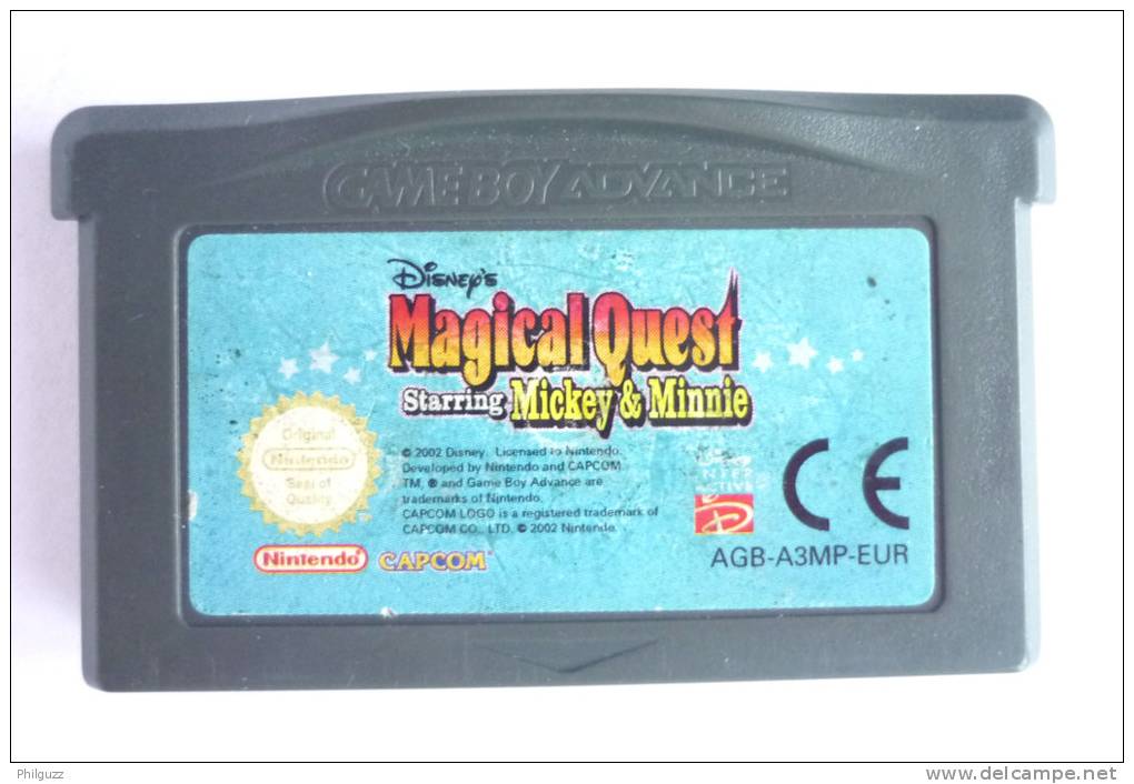 JEU NINTENDO GAME BOY  ADVANCE -  MAGICAL QUEST STARRING MICKEY & MINNIE - Game Boy Advance