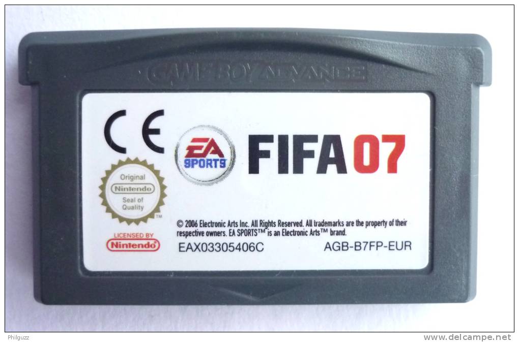 JEU NINTENDO GAME BOY  ADVANCE - FIFA 07 - Game Boy Advance