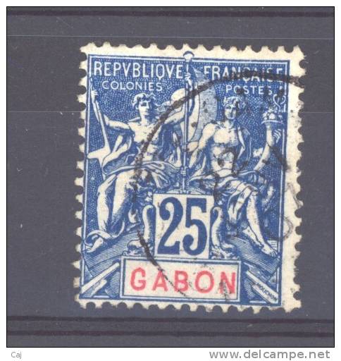 Gabon  :  Yv  23  (o) - Gebruikt