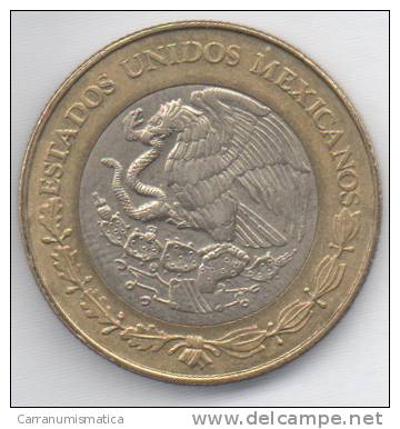 MESSICO 10 PESOS 2004 BIMETALLICA - Mexiko