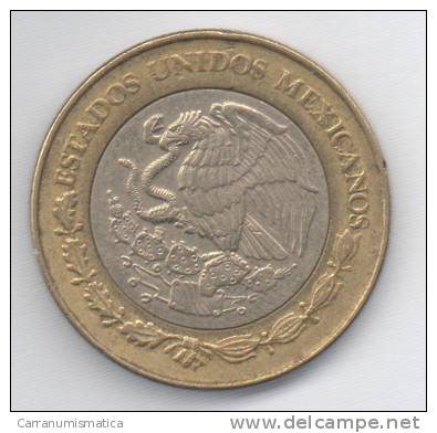 MESSICO 10 PESOS 2002 BIMETALLICA - Mexique