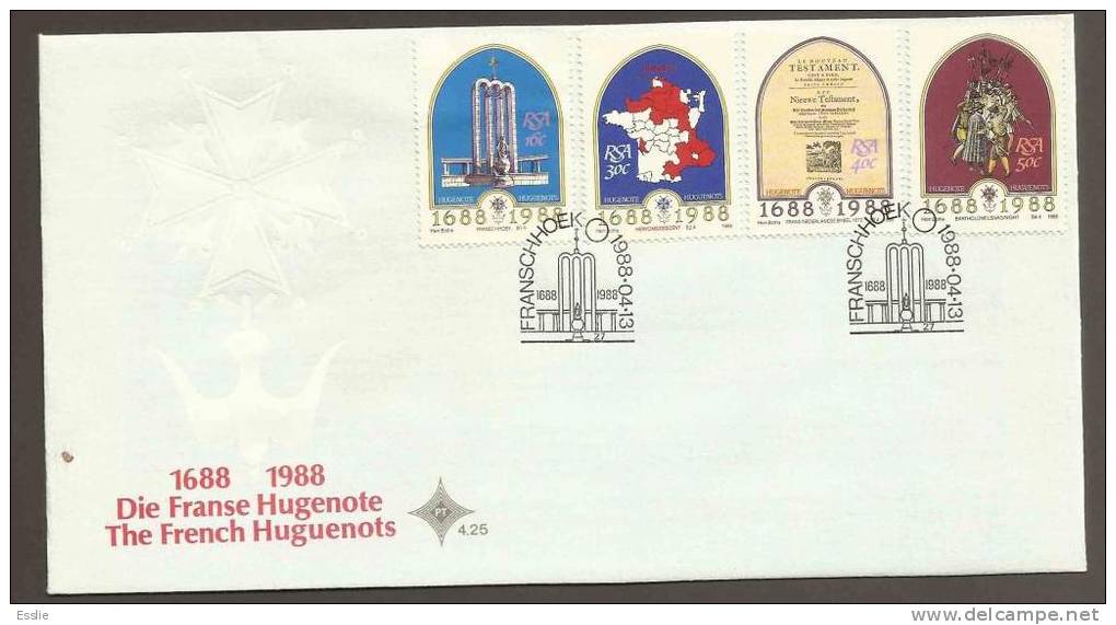 South Africa FDC 4.25 - 1988 - French Huguenot Settlement Of The Cape, 300th Anniversary - FDC