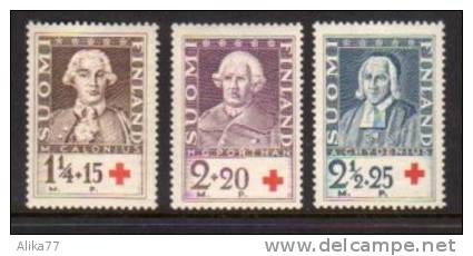 FINLANDE     Neuf **     Y. Et T.  N°  180 / 182      Cote:  6,75 Euros - Unused Stamps