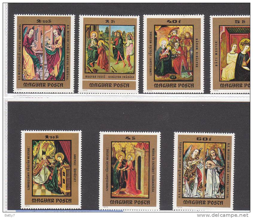 UNGHERIA 1973 MILLENARIO CITTA' ESTERGON - 5 VALORI INTEGRI - Unused Stamps