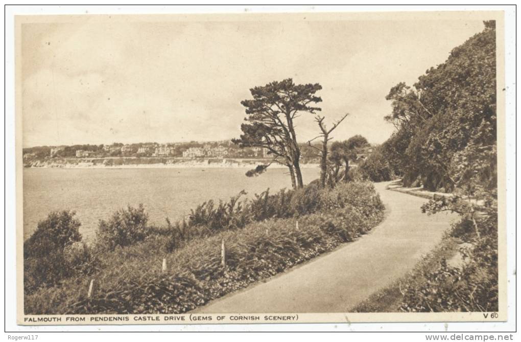 Falmouth From Pendennis Castle Drive (Gems Of Cornish Scenery) - Falmouth