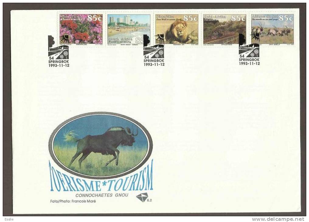 South Africa FDC 6.2 - 1993 - Tourism - Brieven En Documenten