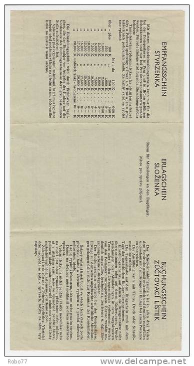Bohemia And Moravia Parcel Card. (D02012) - Cartas & Documentos