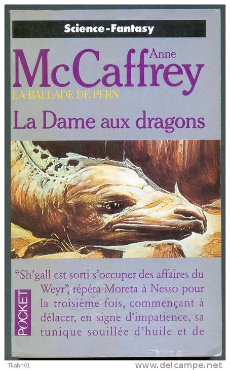 PRESSES-POCKET N° 5361 " LA DAME AUX DRAGONS " ANNE-McCAFFREY DE 1993 - Presses Pocket