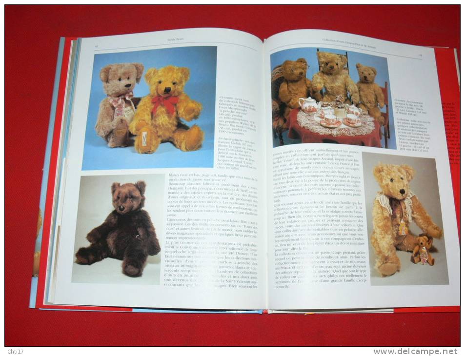 OURS  ANCIENS PELUCHES TEDDY BEARS POUPEE PAR J SPARROW EDITIONS PML EN 1994