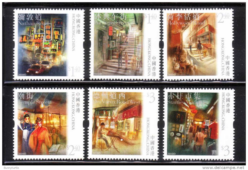 Hong Kong 2010 Street Scenes Streets MNH - Unused Stamps