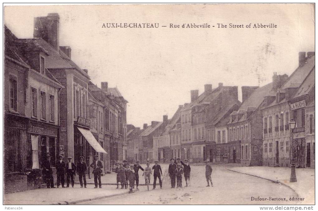 Département 62: Auxi-le-Château - Rue D' Abbeville - Auxi Le Chateau