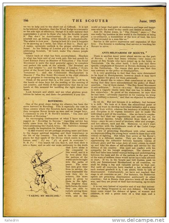 The Scouter, June 1925, The Headquarters Gazette Of The Boys Scouts Association, Magazine - Pfadfinder-Bewegungen