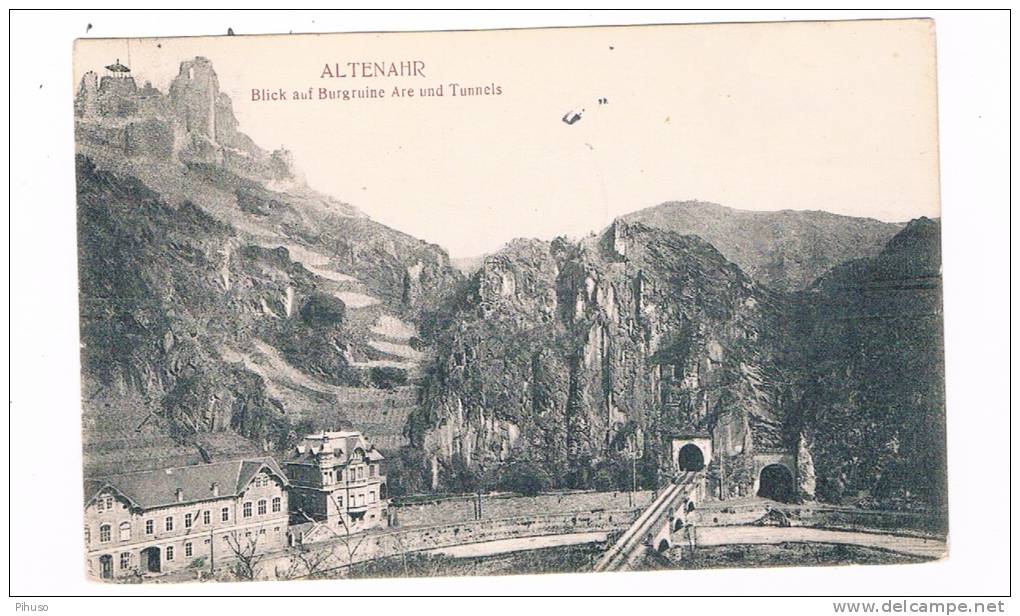 D3217    ALTENAHR : Blick Auf Burgruine, Are Und Runnels - Bad Neuenahr-Ahrweiler