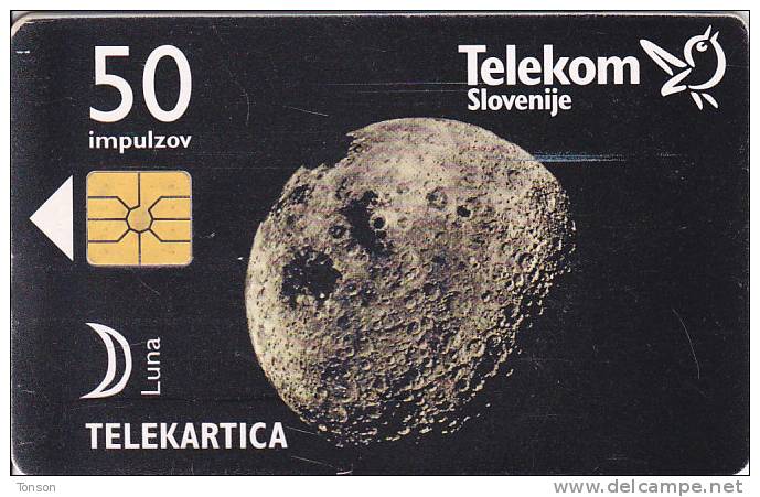 Slovenia, 021, Luna / Telekom Slovenije Online, Planets, 2 Scans. - Slovénie