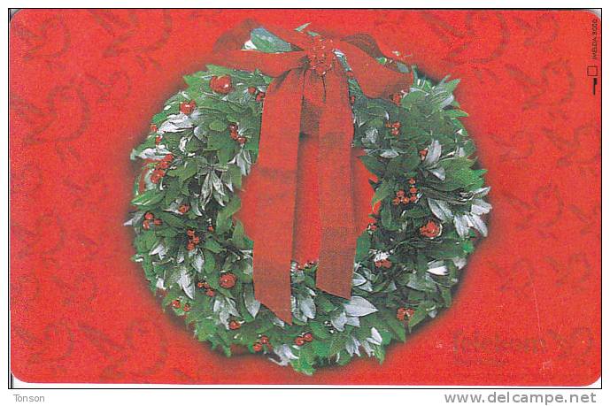 Slovenia, 028, 100 Units, Strenght Of Communication / Advent Wreath, Christmas, 2 Scans. - Slovenia