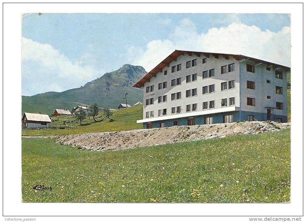 Cp, 74, Bellevaux, Hirmentaz, Hôtel "Le Florimont", Voyagée 1972 - Bellevaux