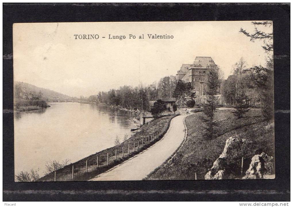 33523     Italia,  Torino -  Lungo  Po Al  Valentino,  VG  1912 - Fiume Po