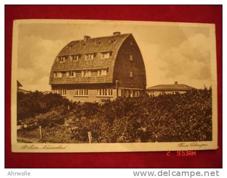 AK Nordseebad St. Peter Haus Schragen Ca. 1910 - St. Peter-Ording