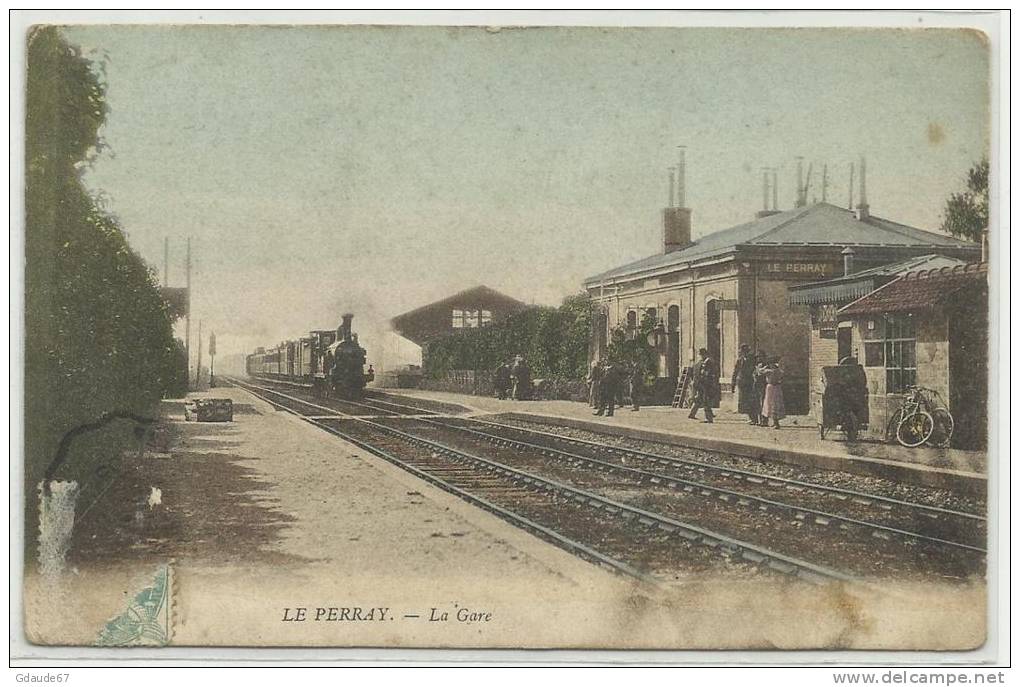 LE PERRAY (YVELINES - 78) - CPA - LA GARE - Le Perray En Yvelines
