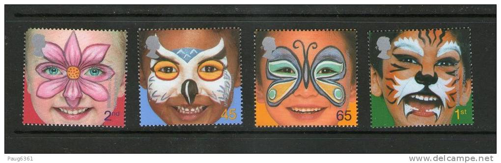 GRANDE-BRETAGNE 2000 VISAGES PEINTS   YVERT  N°2217/20 NEUF MNH** - Unused Stamps