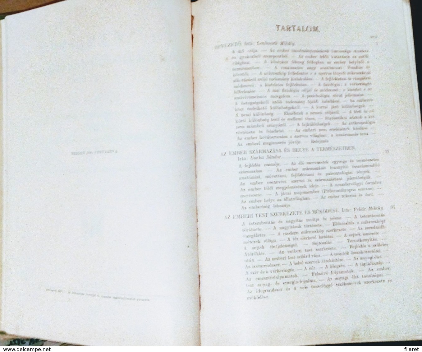 OLD ANTROPOLOGY/ANATOM-HUNGARY-AZ EMBER,A MUVELTSEG KONYVTARA-ALEXANDER BERNAT AND LENHOSSEK MIHALY-BUDAPEST 1905 PERIOD