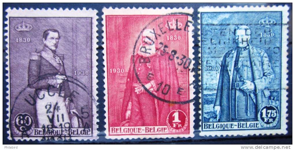 BELGIQUE         N°  302/304          OBLITERE - Used Stamps