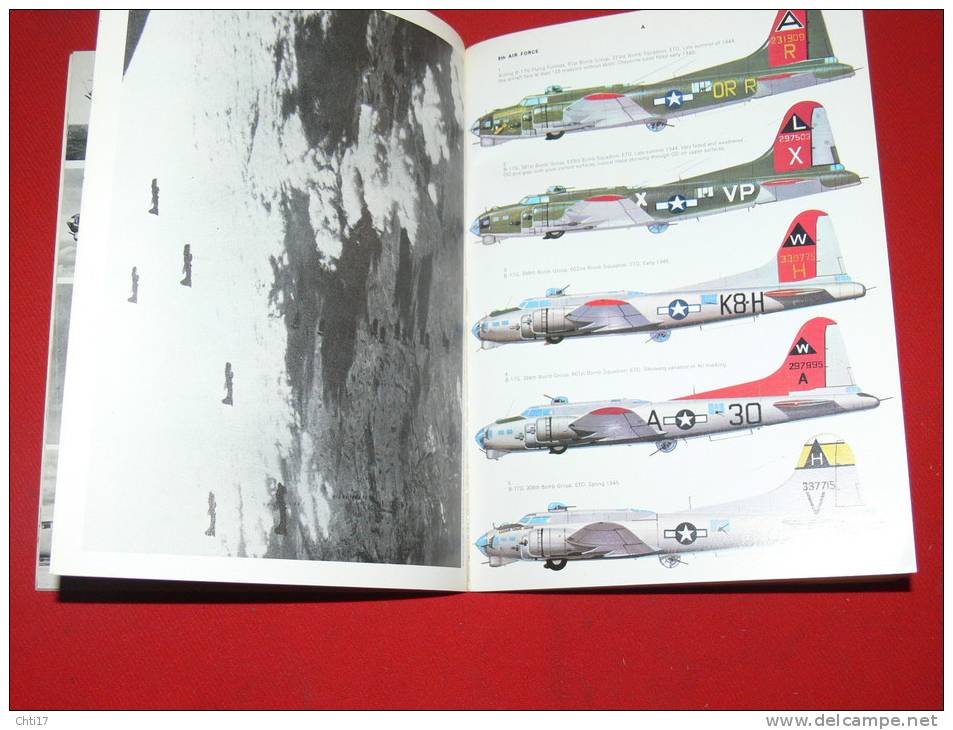 MILITARIA  WW 2  AVIATION AIRCAM AVIATION SERIES N°S14 BOMBARDIER BOEING B17 FLYING FORTRESS  1941/45 EDITION 1972 - Aviation