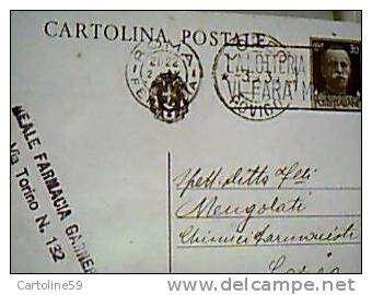 ROMA CARD TIMBRO FARMACIA REALE GARNIERI VB1936 TARGHETTA LA LOTTERIA VI FARA MILIONARI  EA8428 - Gezondheid & Ziekenhuizen