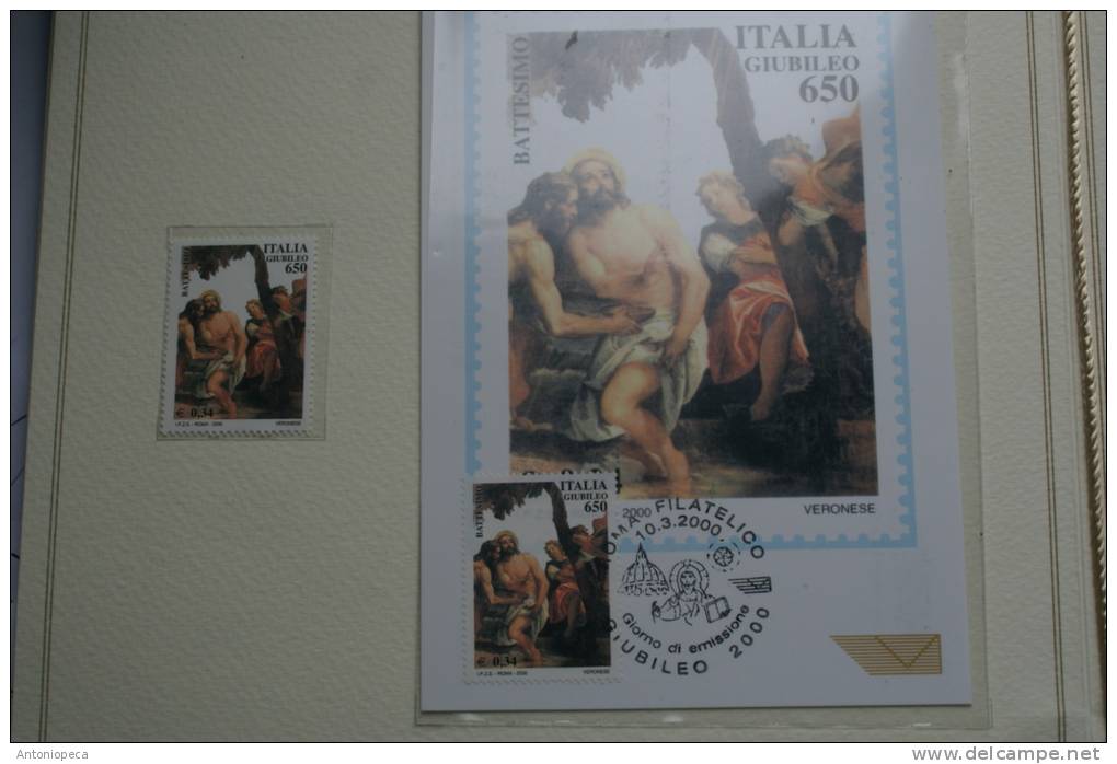 ITALY 2000 - FOLDER "GIUBILEO DEL 2000"  JUBILEE  2000, IN ORIGINAL FOLDER